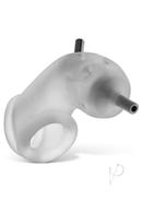 Airlock Electro Air-lite Vented Silicone Chastity - Clear...