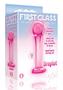 First Glass Droplet Anal And Pussy Stimulator - Pink